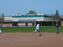 Hunter's third baseball practice