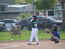 Hunter's second baseball game