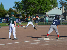 Hunter's thirteenth baseball game