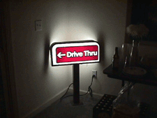 Somewhere...a fast fooddrive-thru is missing their sign.