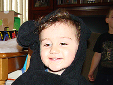 Ryder in his Mickey towel