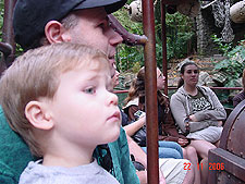 The Jungle Cruise, Hunter's first ride.