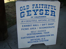 Old Faithful Geyser in Geyserville