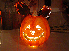 Fiberoptic pumpkin.