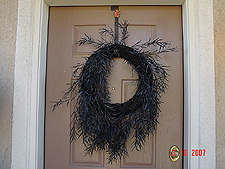 Black wreath
