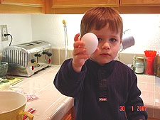 Hunter ready to crack the egg