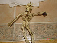 Hunter's skeleton.