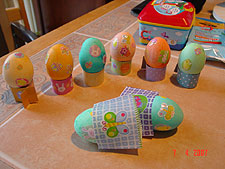 Finished Easter eggs