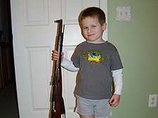 Hunter with the M-38