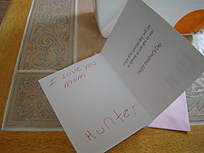 Card from Hunter