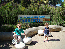 Hunter & Ryder at the Children's Zoo