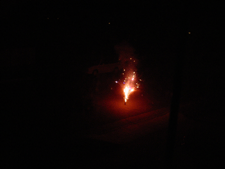 Fireworks on our street.