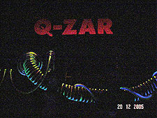 In the Q-Zar Playing Area