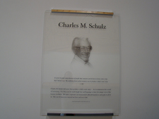 Charles M. Schulz sign