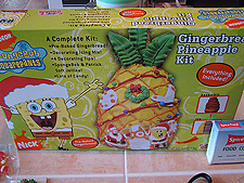 Gingerbread SpongeBob pineapple kit.