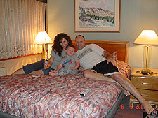 All of us ready for a week of relaxation