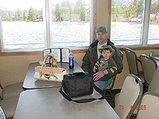Hunter and Dave on the Tahoe Queen.
