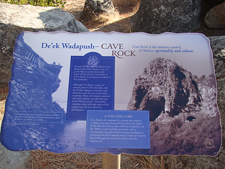 Cave Rock sign
