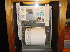 Old earthquake graphing machine.