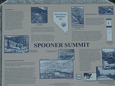 Spooner Summit sign