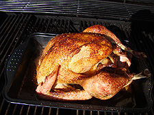 turkey on the BBQ