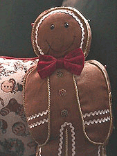 Gingerbread pillow