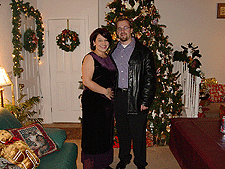 Ryan and Erica before dinner at Alta Mira.