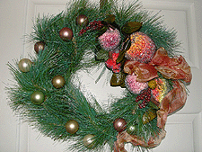 Wreath Heidi made.