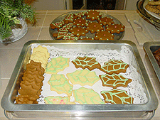 More gingerbread and sugar cookies...