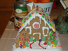 Finished Gingerbread House