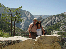 Heidi and Dave at the top of Nevada Falls