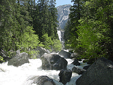 Raging waters from Vernal Falls.