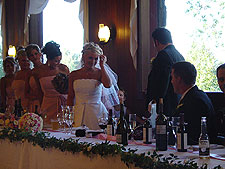 Marie at the reception