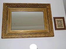 Mirror at top of Stairs