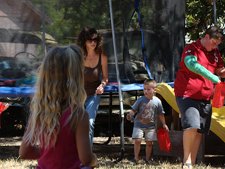 Heidi & Hunter on the treasure hunt.